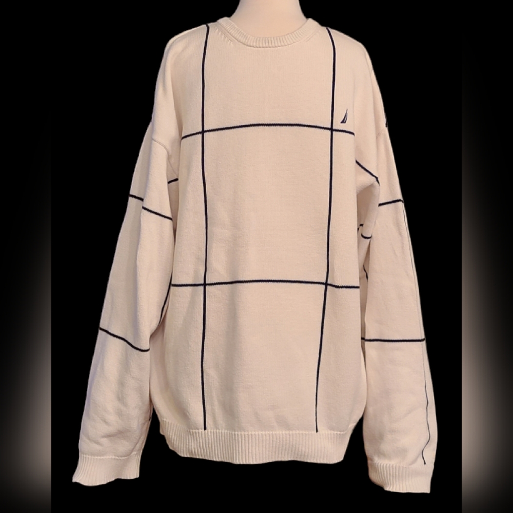 Nautica size XL white sweater